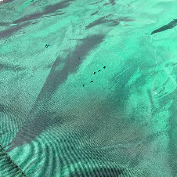 VTG 80s Alyce Design Womens 10 Emerald Green Gown Dress Formal Holiday Prom - Picture 12 of 13